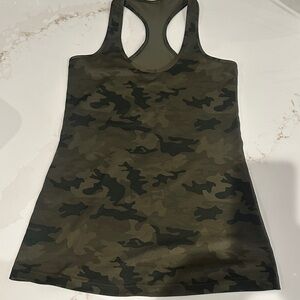 Lulu Lemon Camouflage Racerback Tank Top